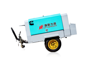 Moving screw air compressor