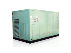 Low pressure oil injection screw air compressor